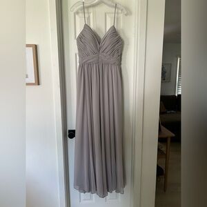 Kennedy Blue Elegant Gray Evening Gown